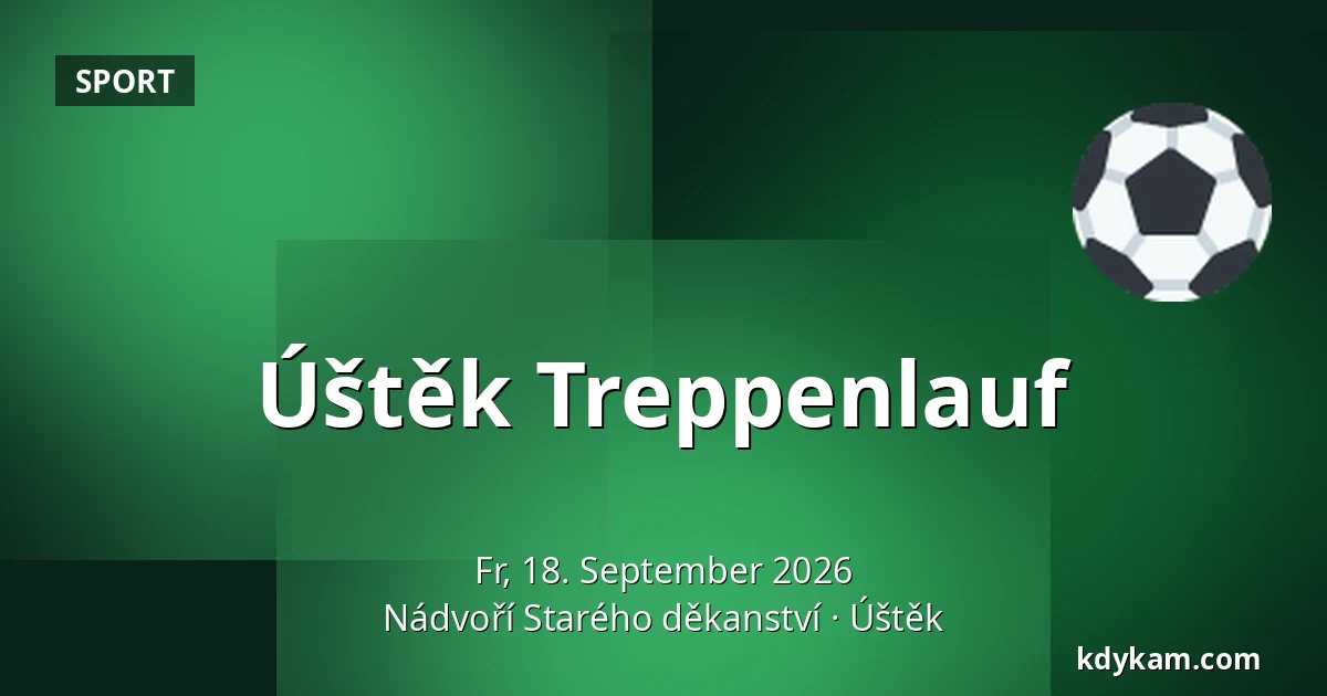 Úštěk Treppenlauf — Hof des Alten Dekanats, Úštěk
