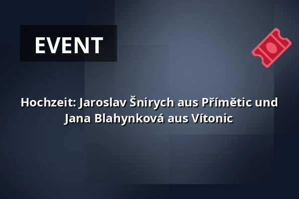 Hochzeit: Jaroslav Šnirych aus Přímětic und Jana Blahynková aus Vítonic — Kostel sv. Mikuláše, Znojmo