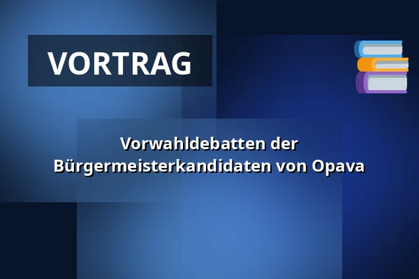 Vorwahldebatten der Bürgermeisterkandidaten von Opava — Art Club, Opava