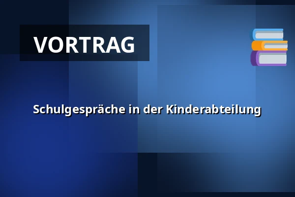 Schulgespräche in der Kinderabteilung — Kulturní dům, Kopřivnice