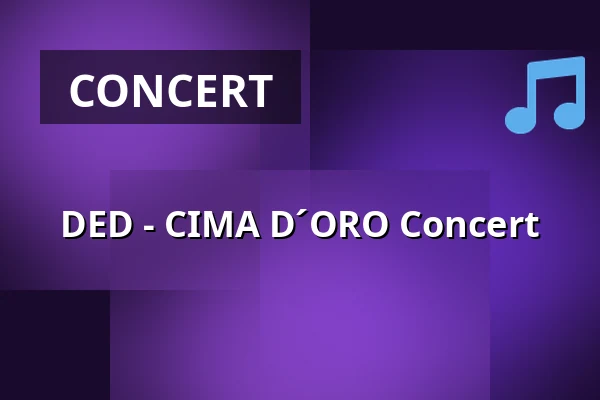 DED - CIMA D´ORO Concert — Červený kostel v Olomouci, Olomouc