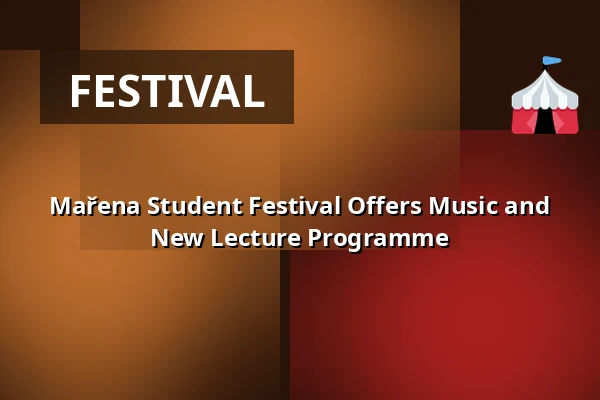 Mařena Student Festival Offers Music and New Lecture Programme — 45 000 l: Objem pro angažovanou architekturu, Brno