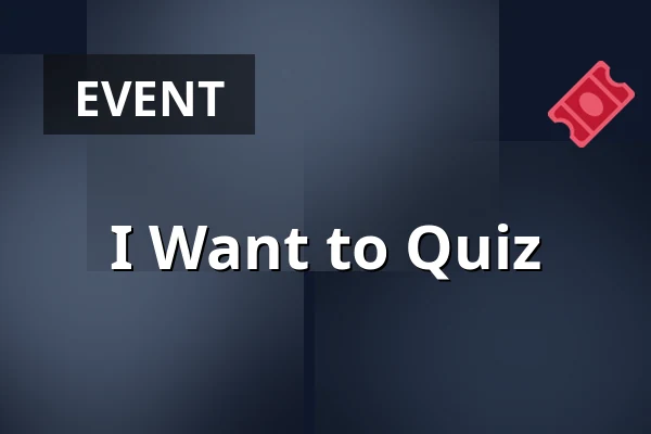 I Want to Quiz — Gauč na Výstavišti, Prague