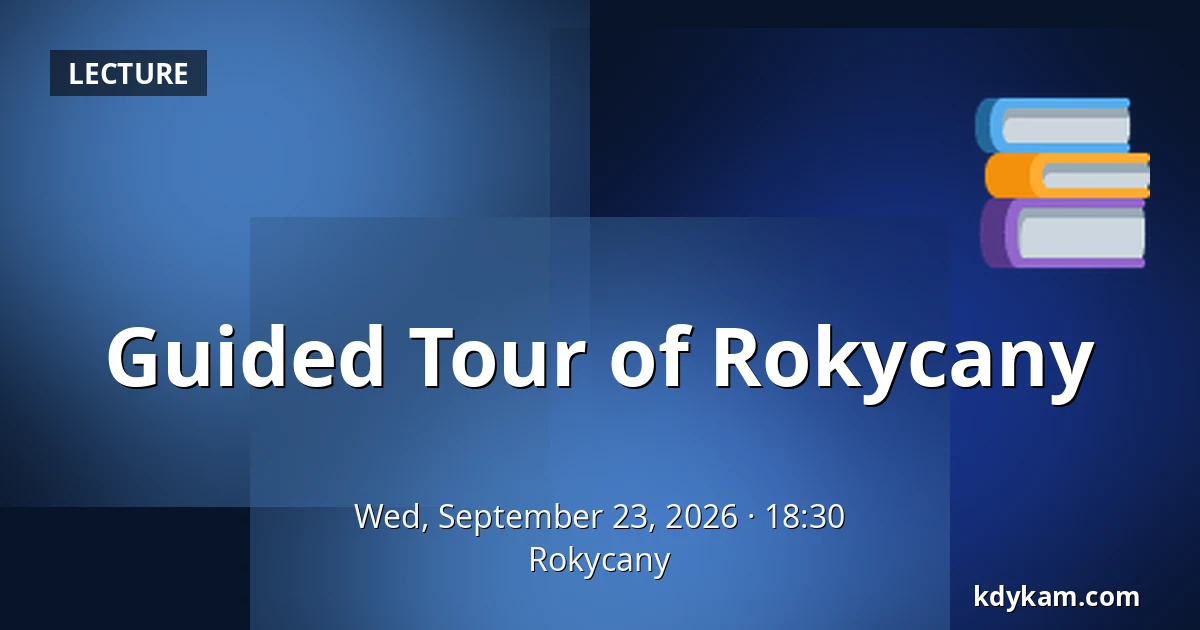 Guided Tour of Rokycany — Rokycany
