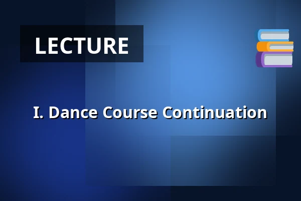 I. Dance Course Continuation — Velký sál Záložny, Litovel