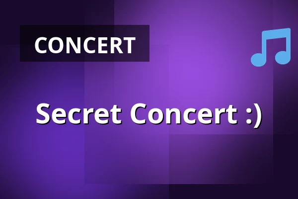 Secret Concert :) — Kulturní dům Střelnice, Vrchlabí