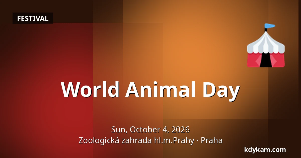 World Animal Day — Prague Zoo, Prague