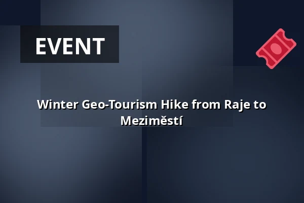 Winter Geo-Tourism Hike from Raje to Meziměstí — Multifunkční sál Dřevník, Broumov