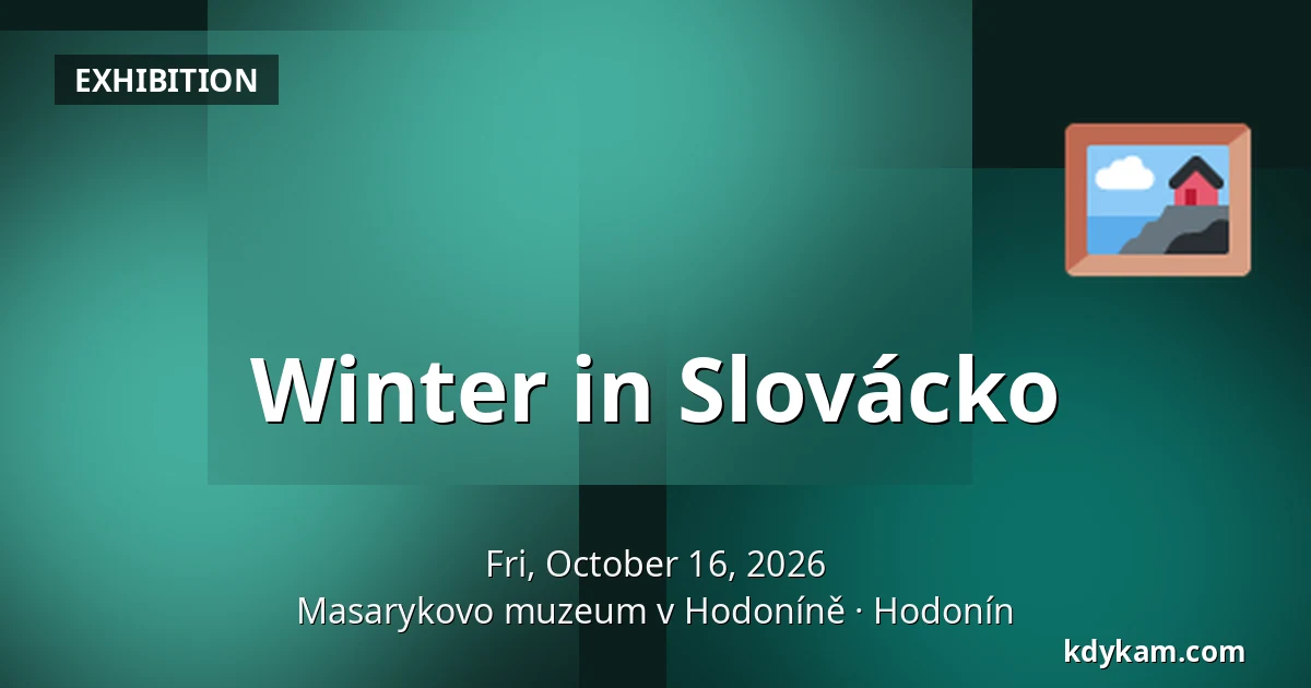 Winter in Slovácko — Masaryk Museum in Hodonín, Hodonín