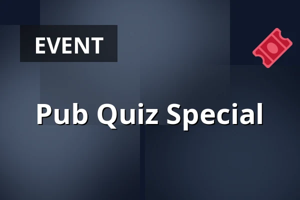 Pub Quiz Special — Radlická Cultural and Sports Centre, Prague
