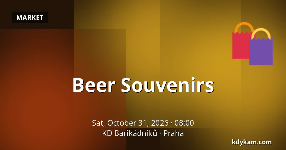 Beer Souvenirs — KD Barikádníků, Prague