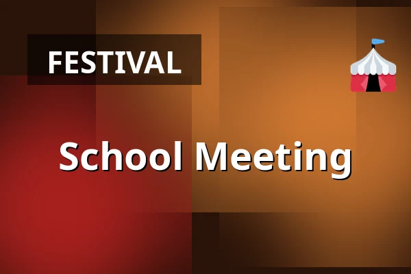 School Meeting — MSD, Kolín