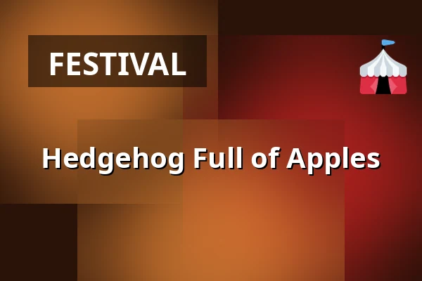 Hedgehog Full of Apples — Nádvoří Starého děkanství, Úštěk