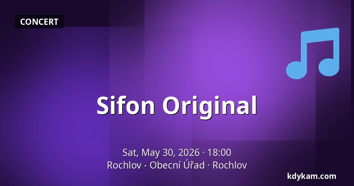 Sifon Original — Rochlov - Obecní Úřad, Rochlov