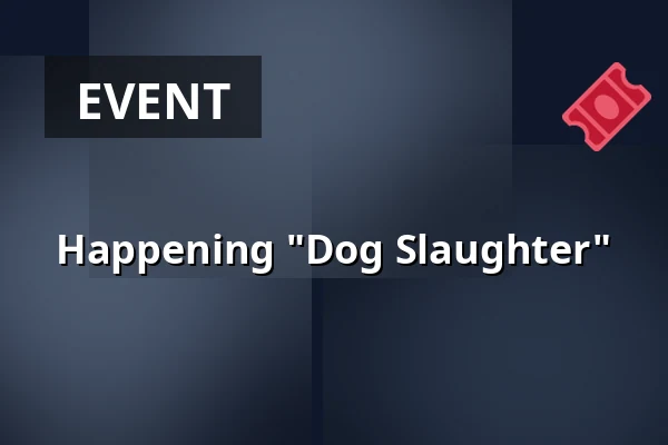 Happening "Dog Slaughter" — Úřad městské části Brno-střed, Brno