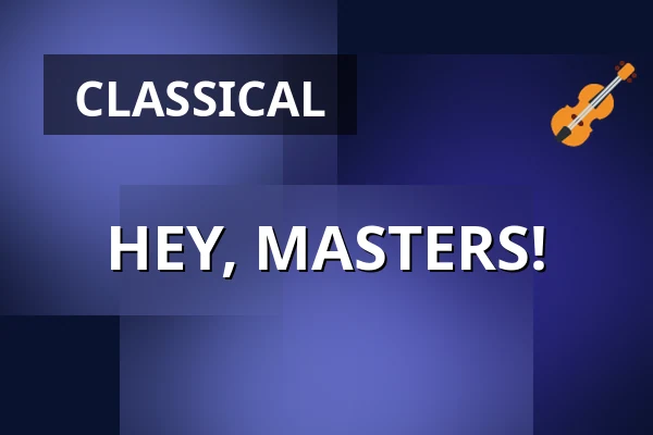 HEY, MASTERS! — Komorní filharmonie Pardubice, Pardubice