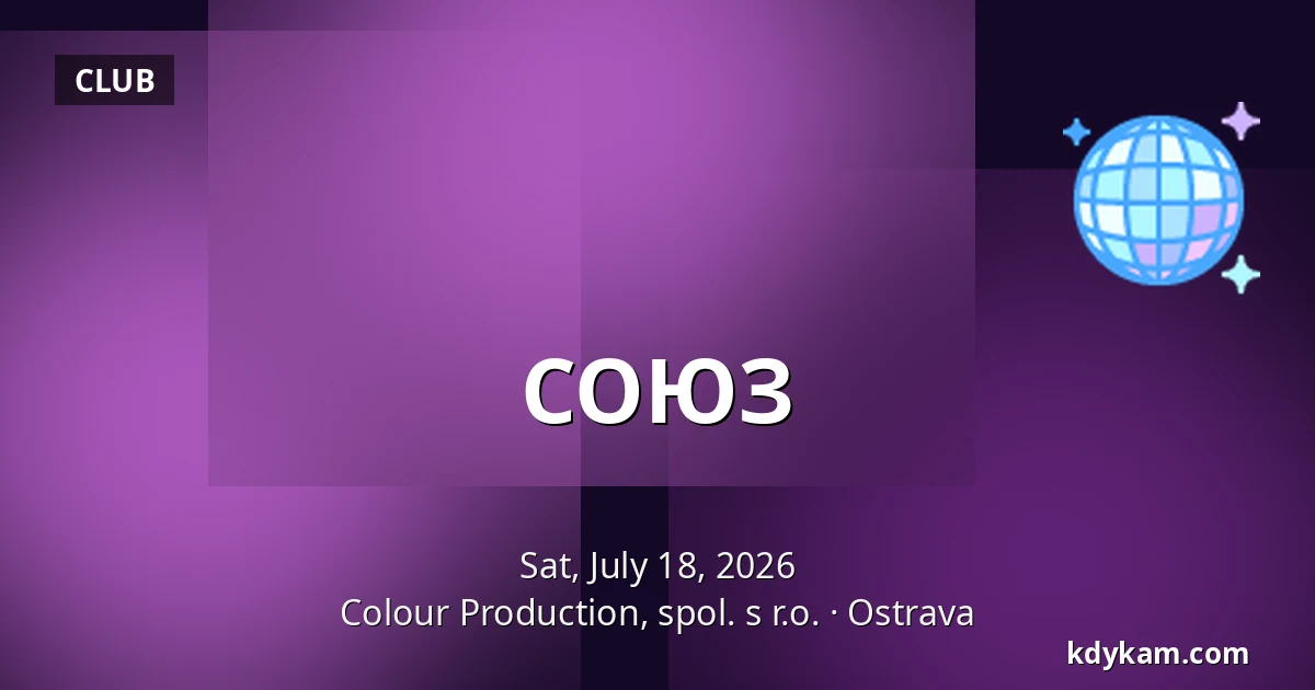 СОЮЗ — Colour Production, spol. s r.o., Ostrava
