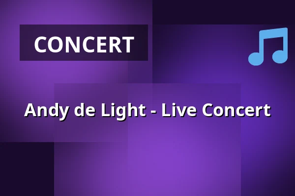 Andy de Light - Live Concert — Chapeau Rouge, Prague