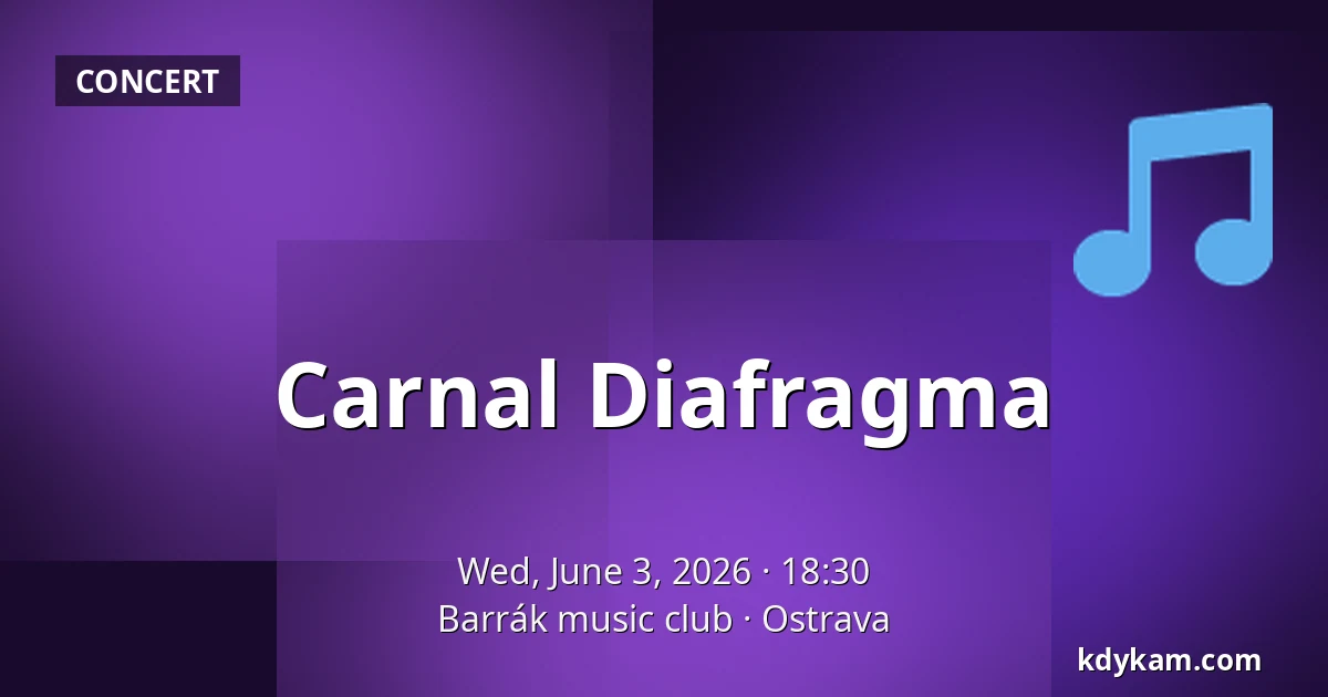 Carnal Diafragma — BARRÁK music club, Ostrava