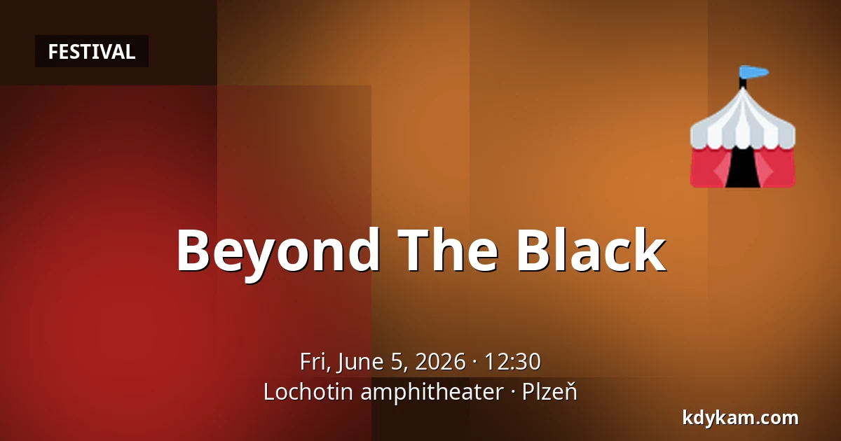 Beyond The Black — Lochotin amphitheater, Plzeň
