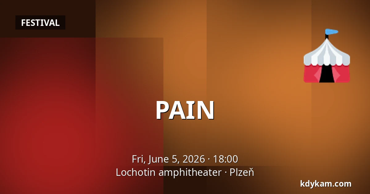 PAIN — Lochotin amphitheater, Plzeň