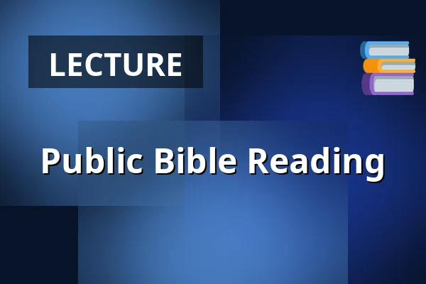 Public Bible Reading — Úřad městské části Brno-střed, Brno