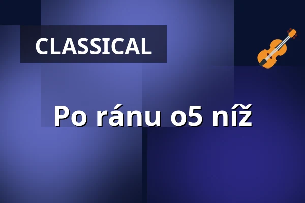 Po ránu o5 níž — Vesna, Brno