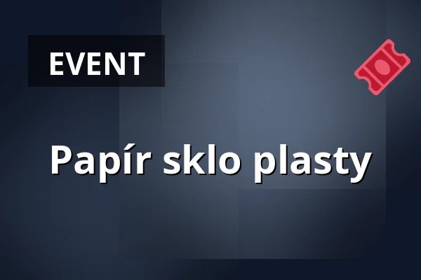 Papír sklo plasty — Střelecký ostrov, Prague