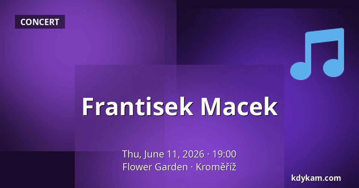 Frantisek Macek — Flower Garden, Kroměříž