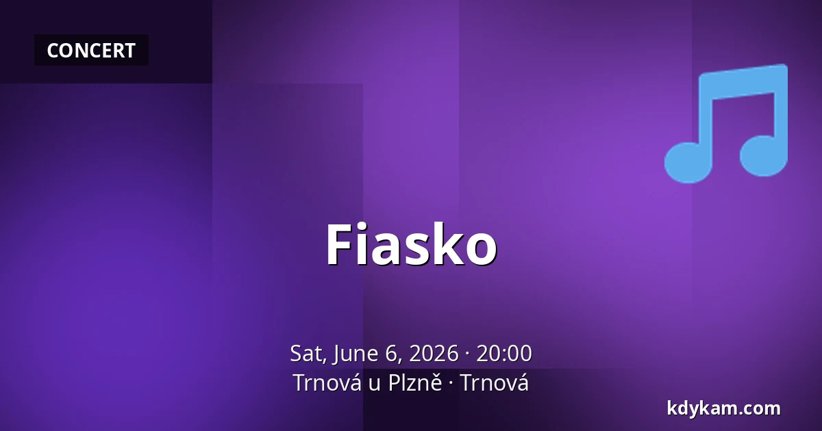Fiasko — Trnová u Plzně, Trnová