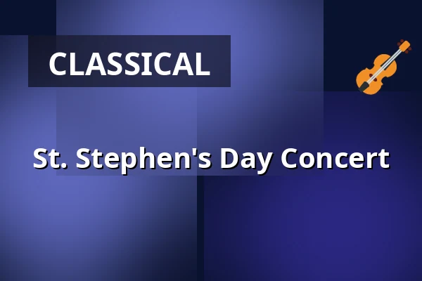 St. Stephen's Day Concert — Letní kino Tišnov, Tišnov