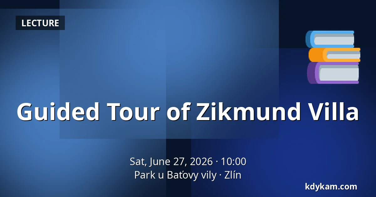 Guided Tour of Zikmund Villa — Park at Baťa Villa, Zlín