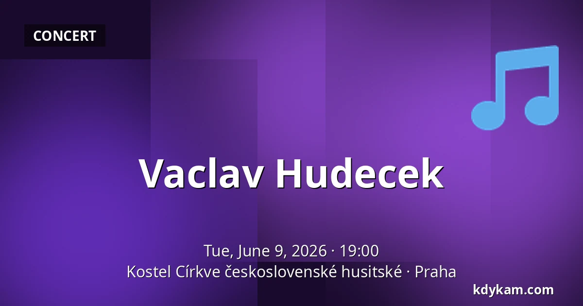 Vaclav Hudecek — Kostel Církve československé husitské, Prague