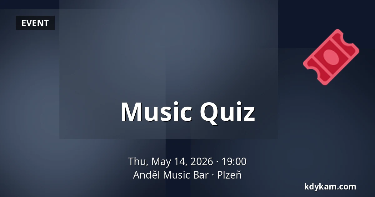 Music Quiz — Anděl Music Bar, Pilsen
