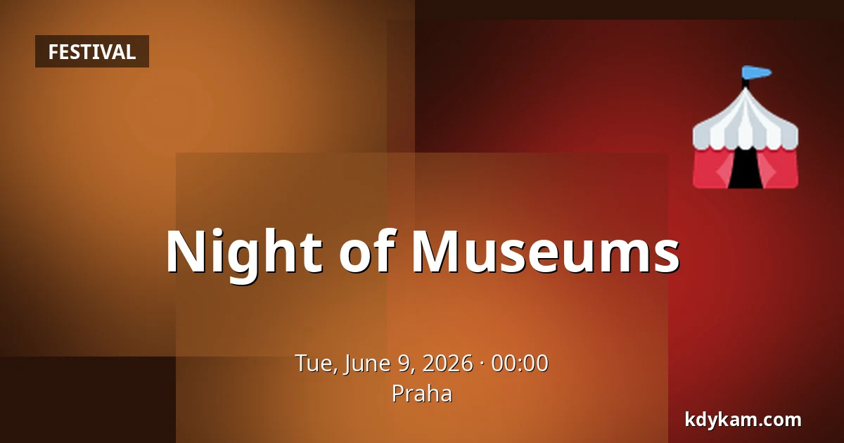 Night of Museums — Prague