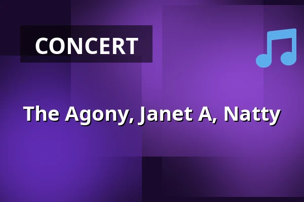 The Agony, Janet A, Natty — Rock Café, Prague