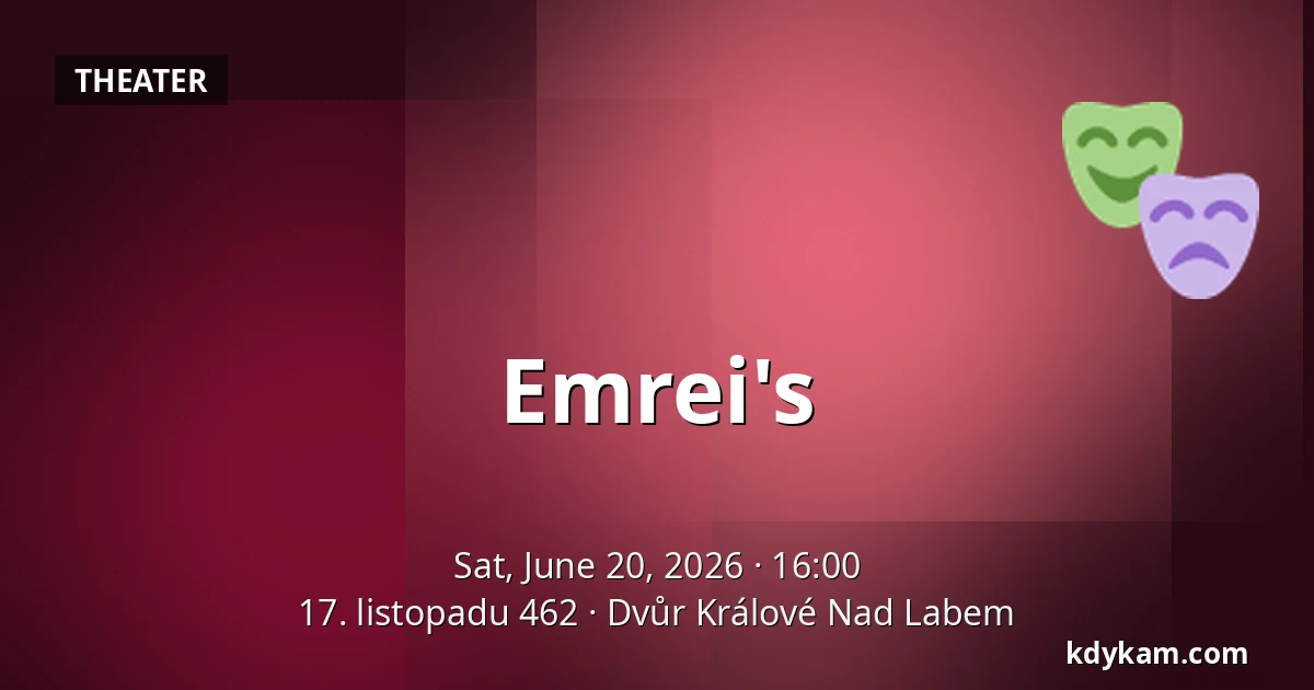 Emrei's — 17. listopadu 462, Dvůr Králové Nad Labem