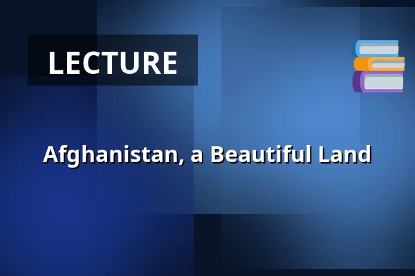 Afghanistan, a Beautiful Land — Divadlo A. Dvořáka, Příbram