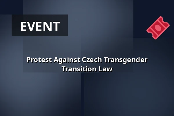 Protest Against Czech Transgender Transition Law — Úřad městské části Brno-střed, Brno