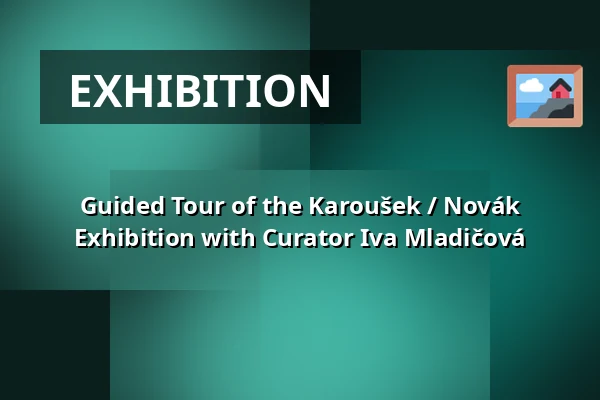 Guided Tour of the Karoušek / Novák Exhibition with Curator Iva Mladičová — Museum Kampa, Prague