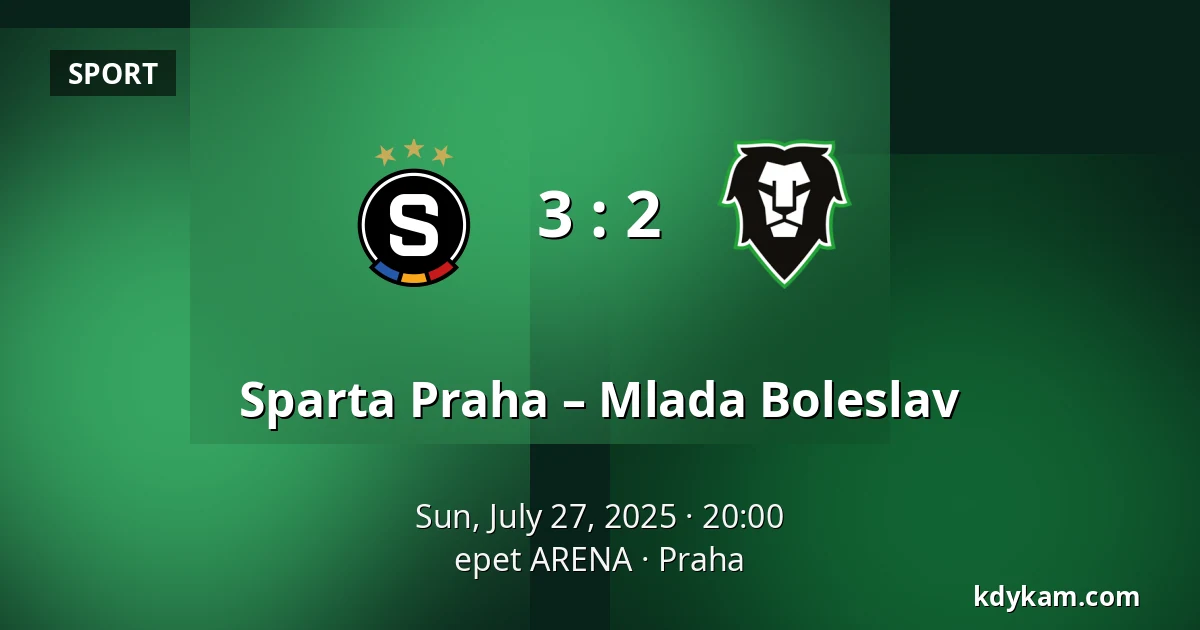 Sparta Praha – Mlada Boleslav — epet ARENA, Prague