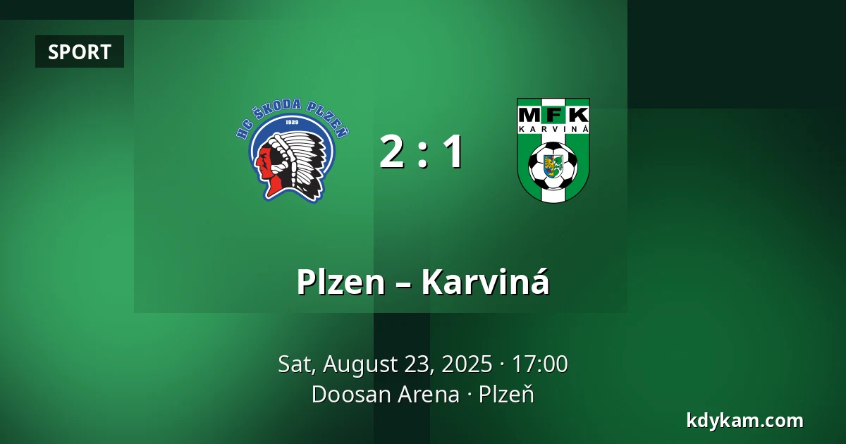 Plzen – Karviná — Doosan Arena, Pilsen