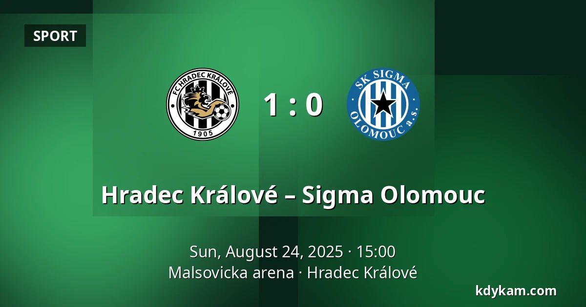 Hradec Králové – Sigma Olomouc — Malsovicka arena, Hradec Králové