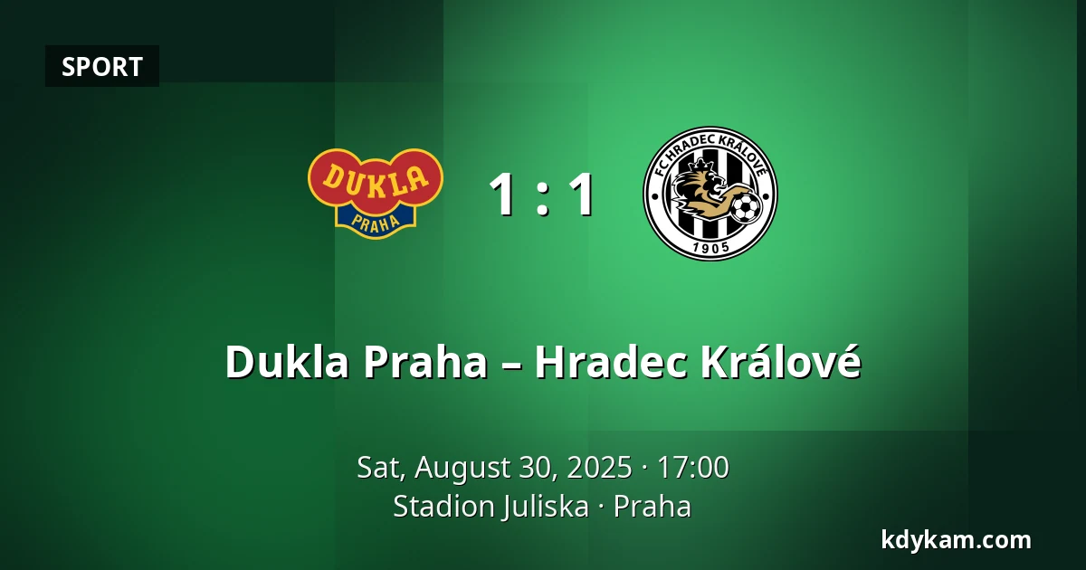 Dukla Praha – Hradec Králové — Stadion Juliska, Prague