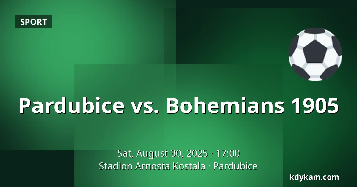 Pardubice – Bohemians 1905 — Stadion Arnosta Kostala, Pardubice