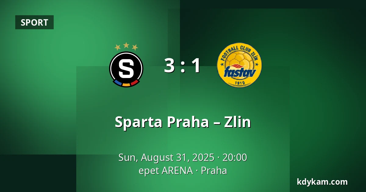 Sparta Praha – Zlin — epet ARENA, Prague