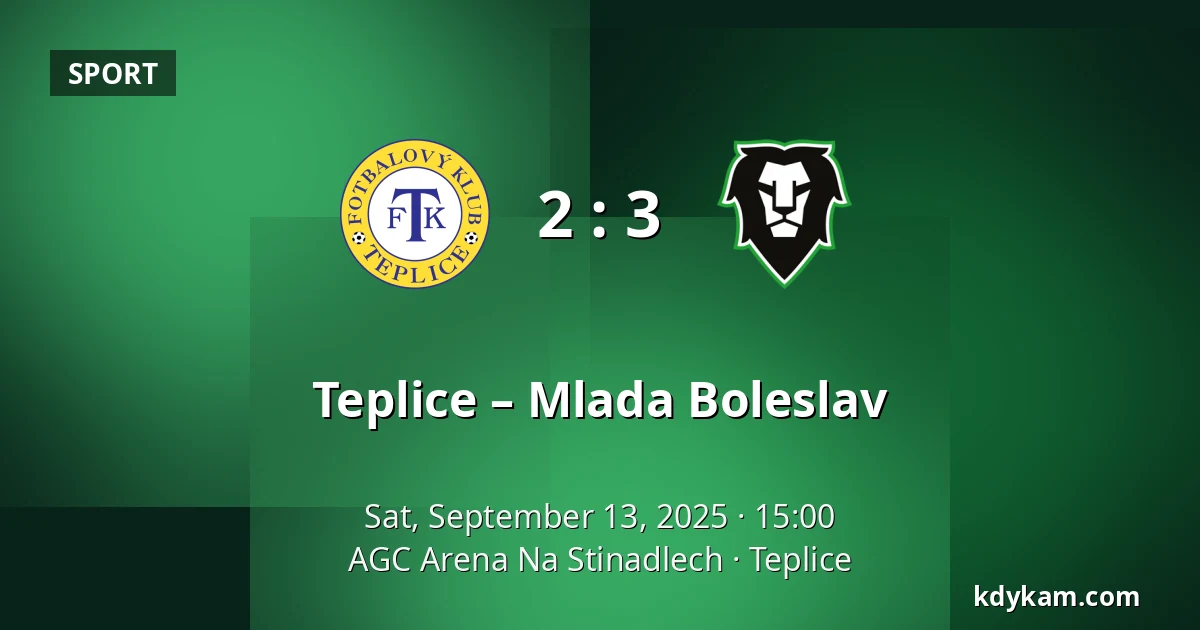Teplice – Mlada Boleslav — AGC Arena Na Stinadlech, Teplice