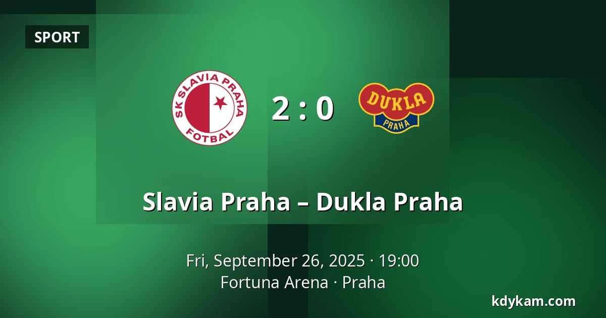Slavia Praha – Dukla Praha — Fortuna Arena, Prague