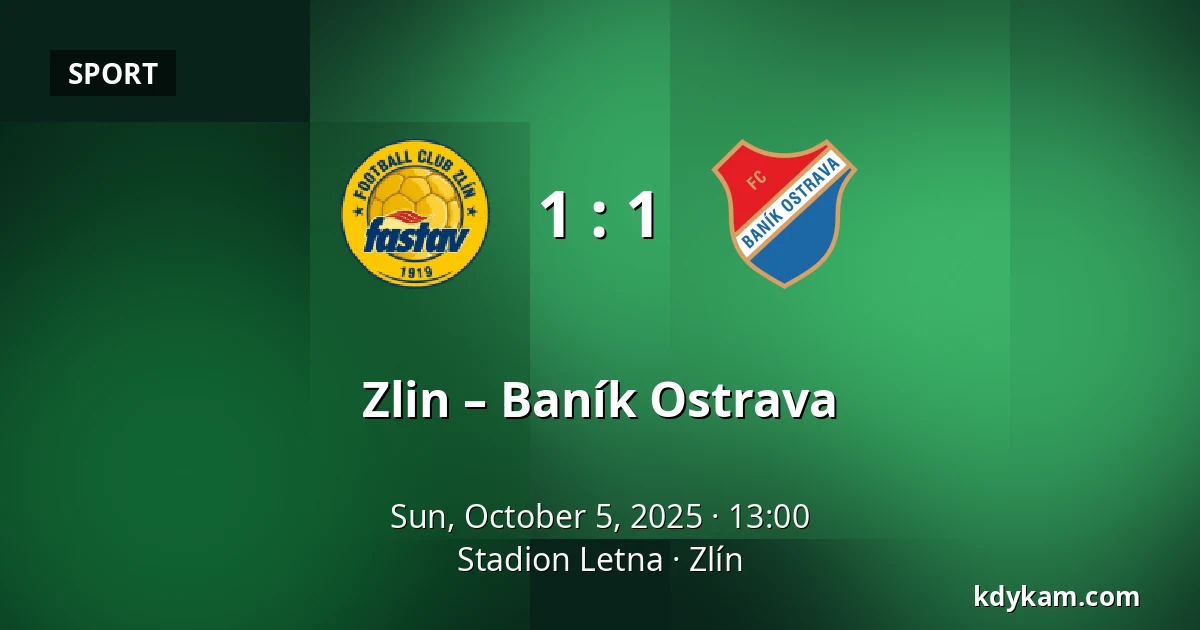 Zlin – Baník Ostrava — Stadion Letna, Zlín