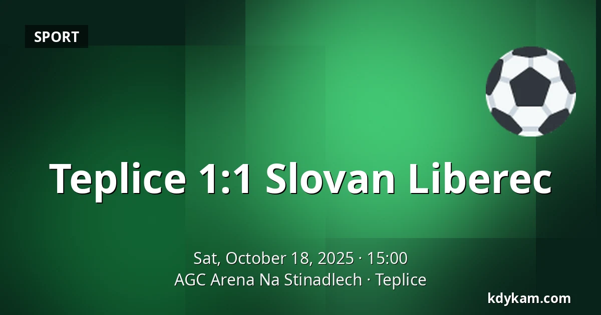 Teplice – Slovan Liberec — AGC Arena Na Stinadlech, Teplice